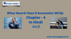 Bihar Board Class 9 Economics MCQs Chapter – 4