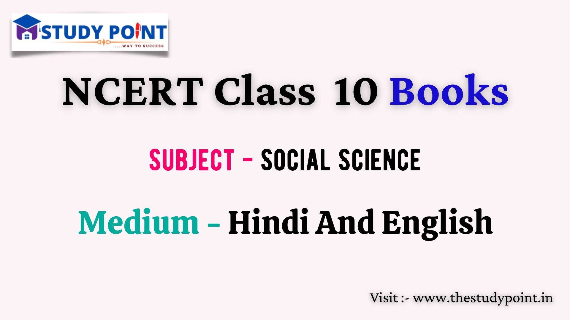 You are currently viewing NCERT Books For Class 10 Social Science