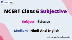 Read more about the article NCERT Class 6 Social Science Subjetive